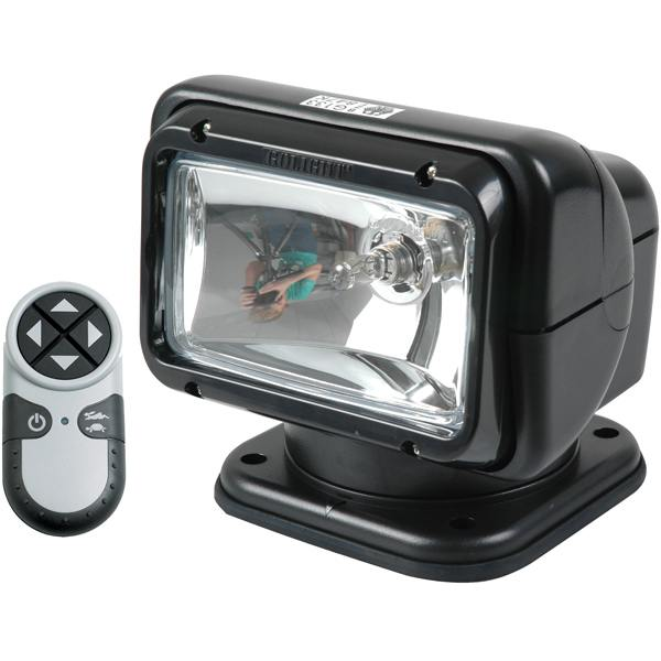 Golight Searchlight black 12V with wireless remote control