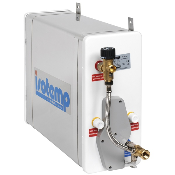 Isotemp square hot water tank with mixer thermostat 16l