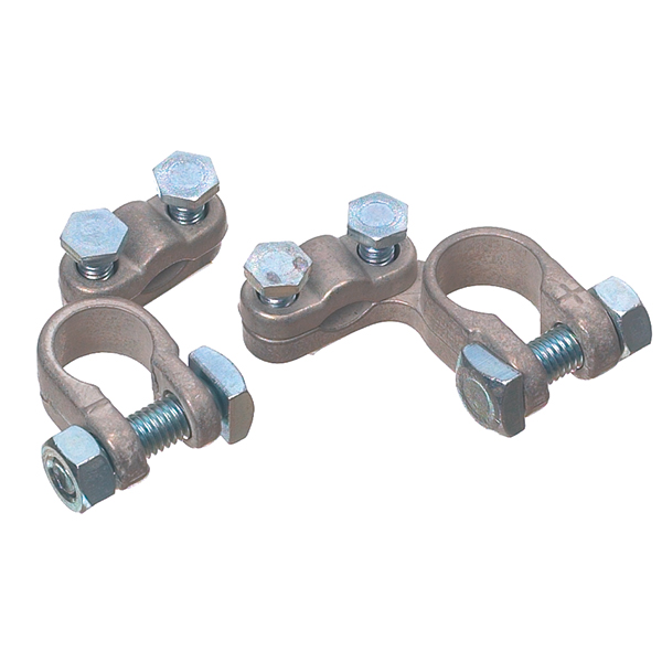 Battery terminal shoe set plus & minus