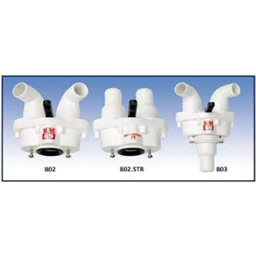 RM69 3-vejs ventil+bowl prop, Bøjet studs #804