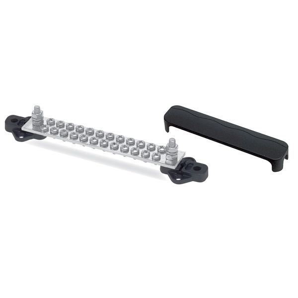 BEP electrical junction block with cover black