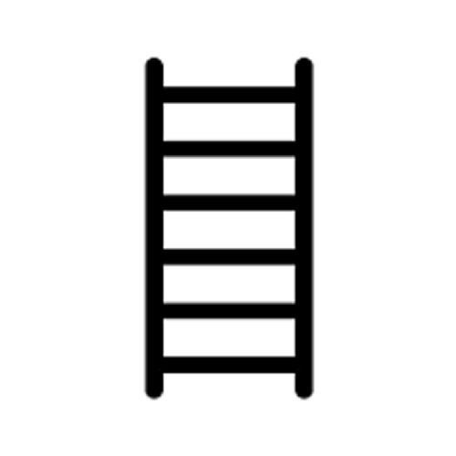 Rescue ladder 3 M 10 steps