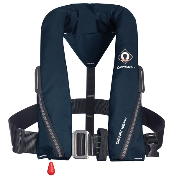 Crewsaver Crewfit 165N Sport Navy mit weichem D-Ring
