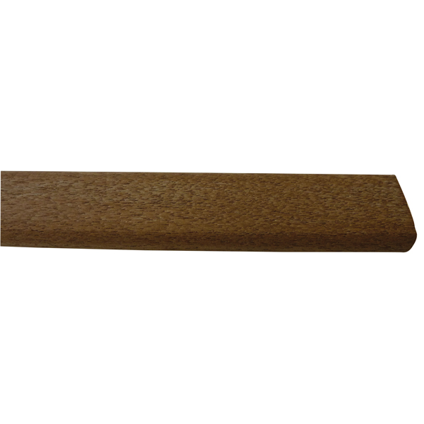 Roca U-profile teak 24x12/7x2000mm track 10mm