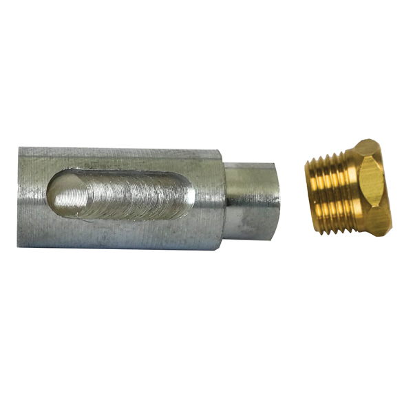 1852 Lombardini motor zinc complete zinc:L26 Ø14 nut: 1/2"