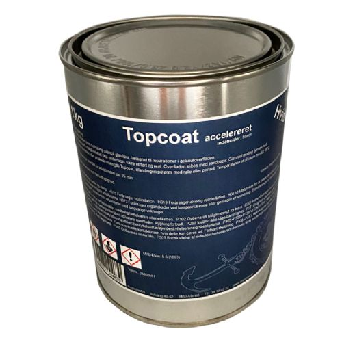 Topcoat with paraffin white 1 kg Color 10,000