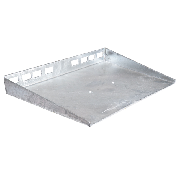 Battery box plate made of galvanized steel