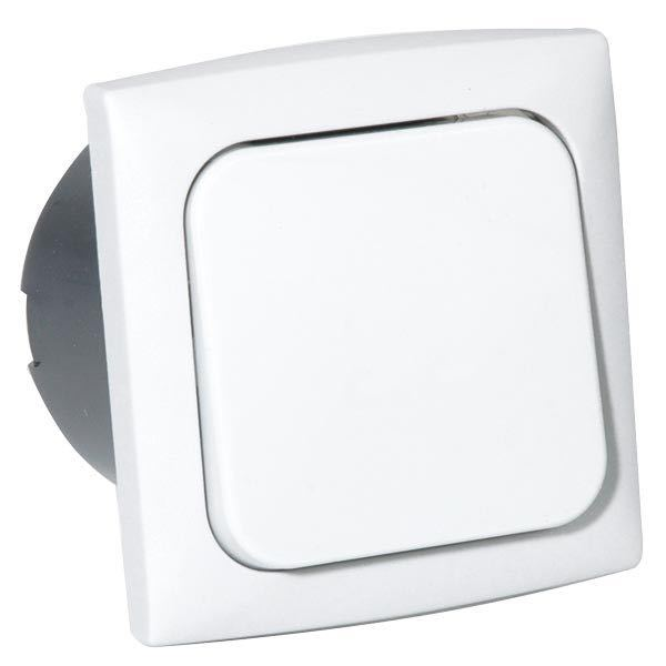 Single switch 220v for built-in, complete white