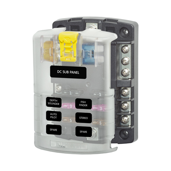 Blue Sea Fuse Box 6 Pcs with minus