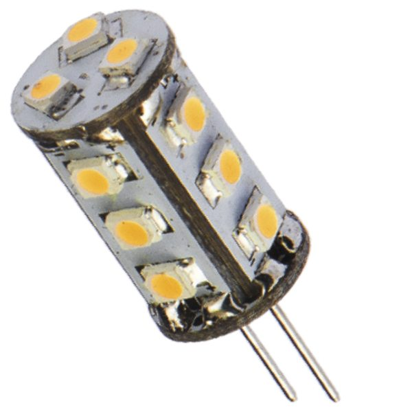 Nauticled G4 pin bulb Ø10x25mm 10-35vdc 1.4/15W