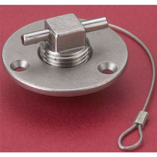 Seaworld Ablassschraube RF T-Griff mit Draht Hohlbund Ø:55 mm