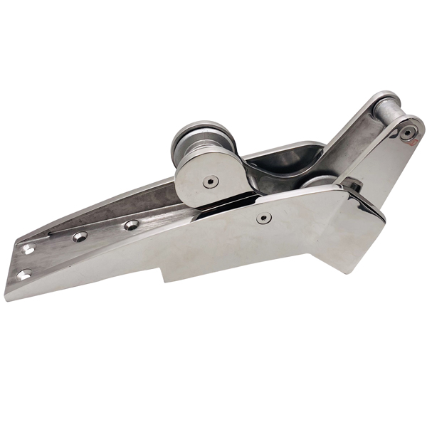 1852 Ankerrolle kippbar Guss AISI 316 Stahl L-410mm B-85mm <1