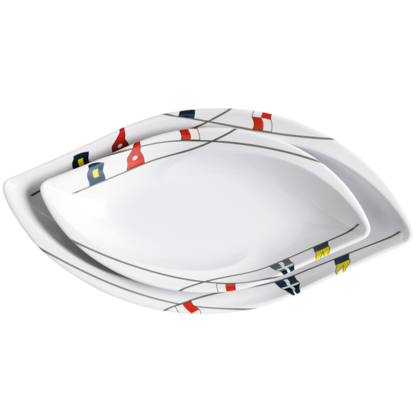 MB Regata oval snacks set 25 x 12.8cm 227g 4pcs