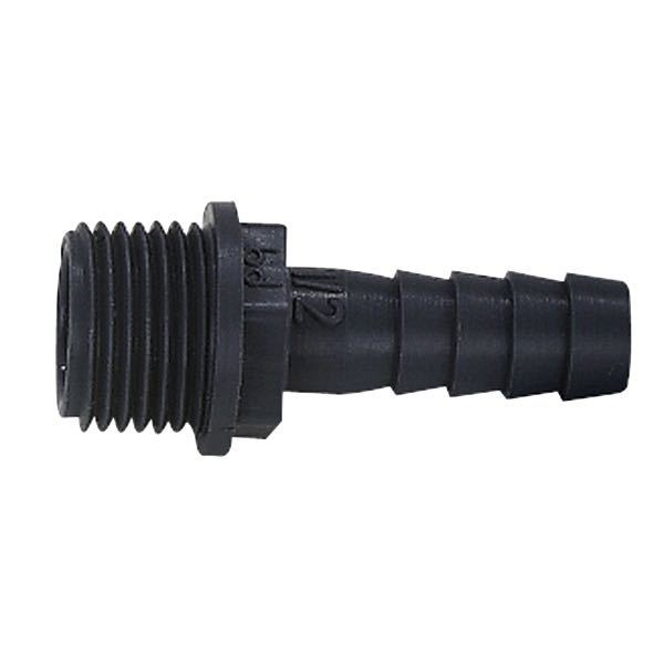 Hose connector 3/4" x 12mm