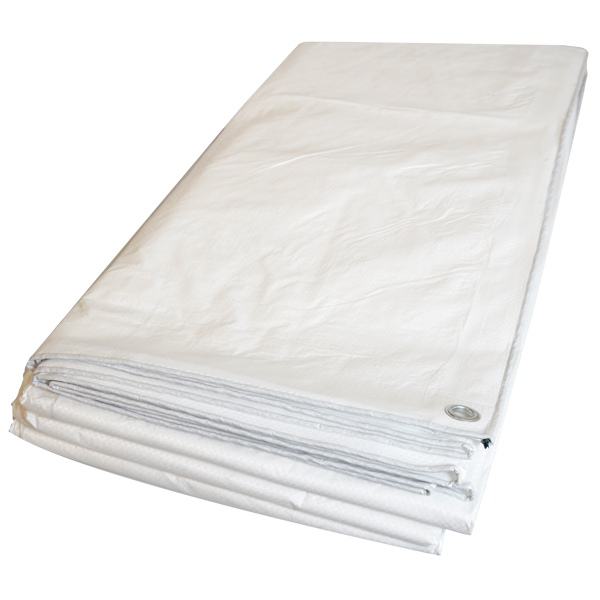 Super Tarp Tarpaulin, Standard 160g/m2 white 5 x 8 meters