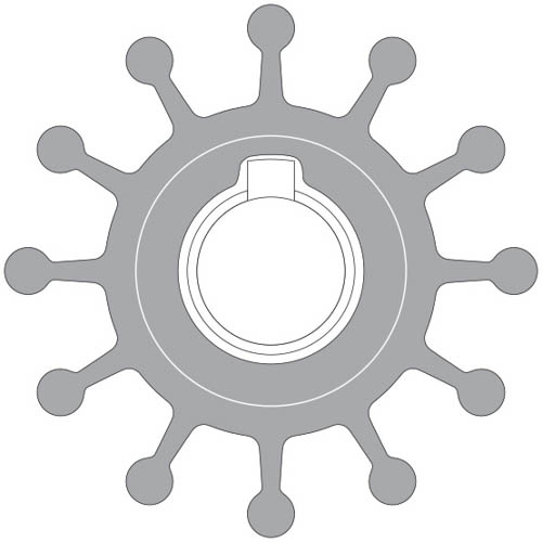 Johnson Impeller 09-801B Ø57.1 mm