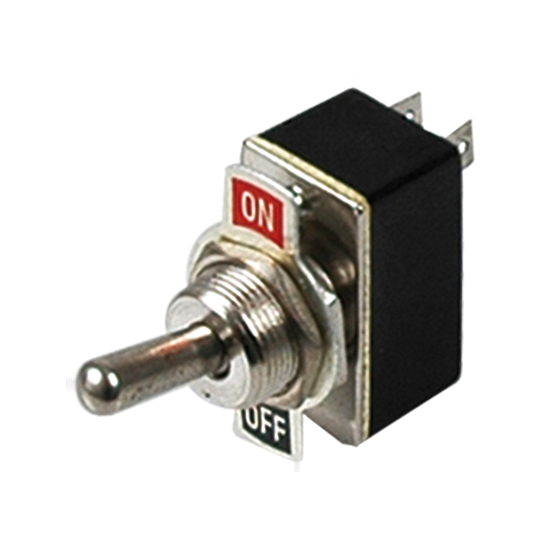 Rocker switch metal on/off