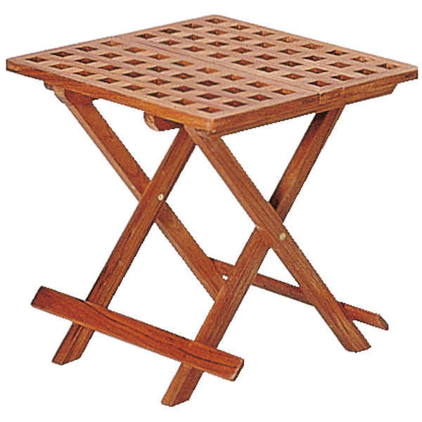 Roca folding table teak 45x45x47cm