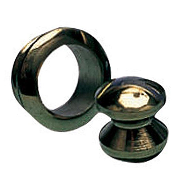 Messingrosette/-knauf für Tür 16mm