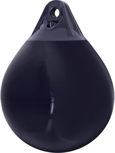 Polyform A1 Erdbeerkotflügel 295 x 380 mm schwarz mit blauem Oberteil