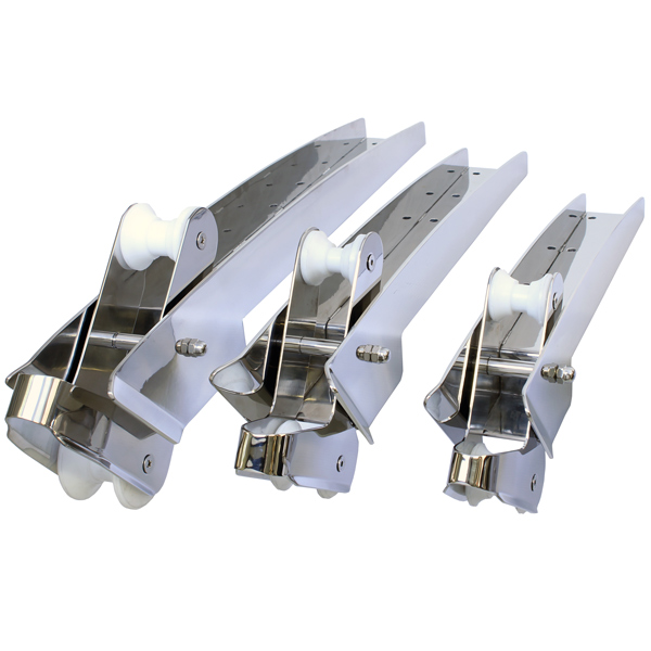 1852 Ankerrolle kippbar AISI 316 L-585mm B-80mm 10-20 kg Anker