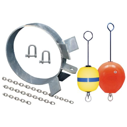 P-Ring 75 kg Set mit 60" Boje und Kette