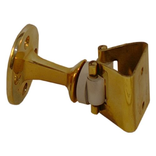 Door stopper polished brass spear