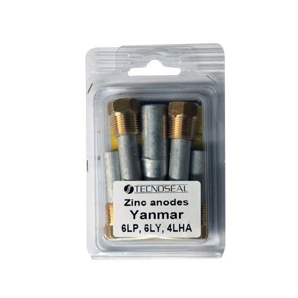 Tecnoseal Yanmar engine zinc kit (6lp & 6ly & 4lha)