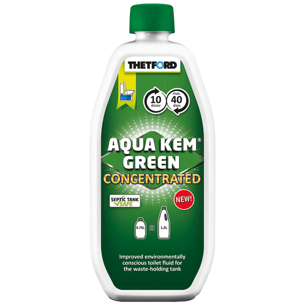 Thetford Toilettenflüssigkeit Aqua Kem Green konzentriert 0,75 L DK/N