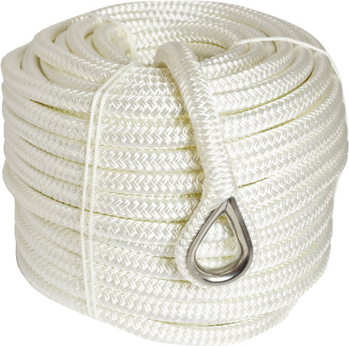 1852 Ankerseil geflochtenes Polyester mit RF-Seil 10mm 40Meter