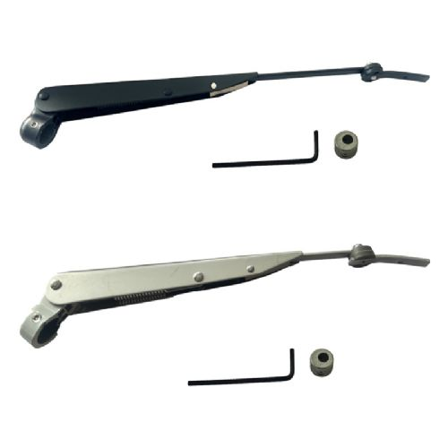 Viskerarm rustfri justerbar 254-355 mm frosted finish