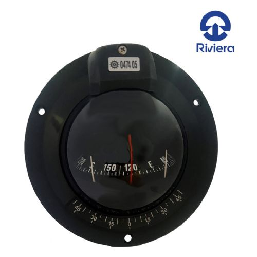 Riviera Kompass Skotmont 80 mm Polare Schwarz