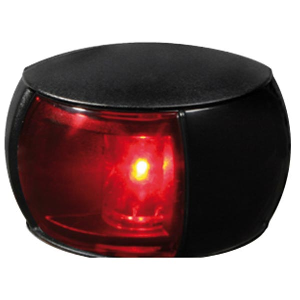 Hella LED-Laterne 2NM schwarzer Kunststoff Backbordseite