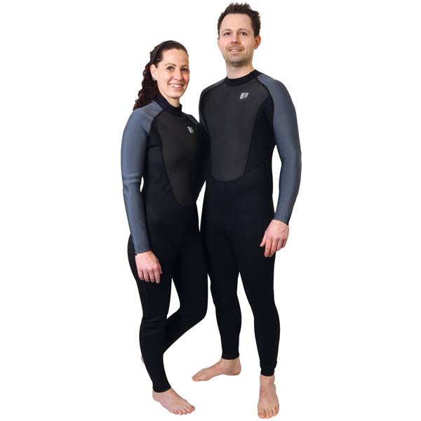 1852 wetsuit women's long model 3/2mm black/grey size 40