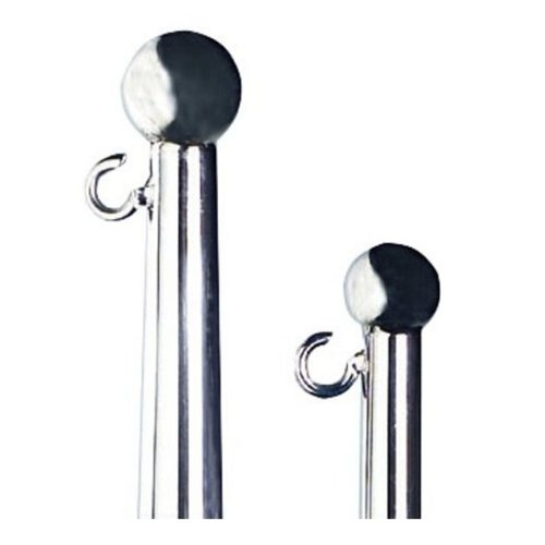 Flagpole AISI 316 with click mounting L-750mm Ø25mm