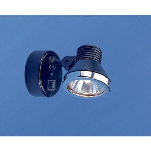 Schottenleuchte schwarzer Kunststoff LED 12V