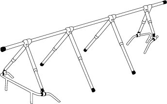 Noa Deckständer 7 Meter
