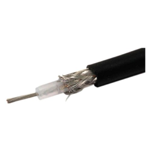 RG58 Kabel PVC schwarz VHF 6mm 50 Ohm - pro Meter