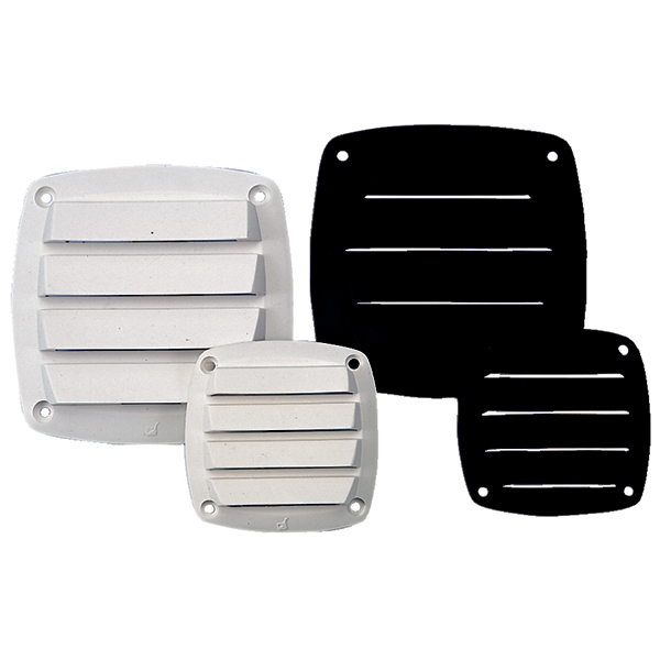 Roca valve grille 4" white 125x125mm