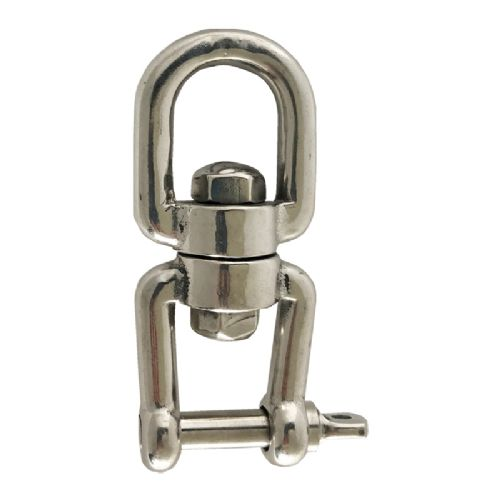 Svirvel rustfri øje/gaffel 19 mm Brud: 12.700 kg