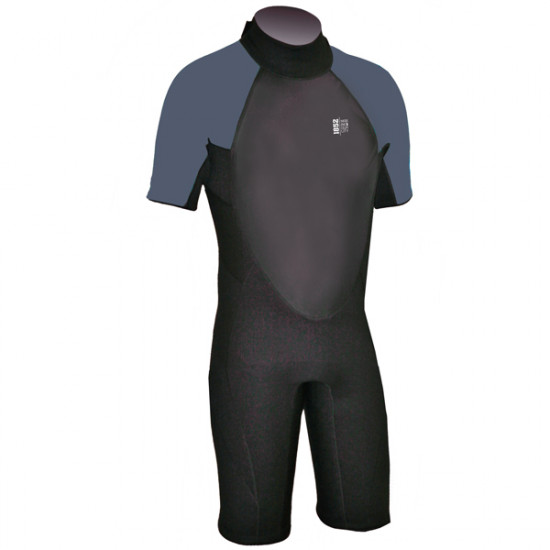 1852 wetsuit junior short model 3/2mm black/grey size 135cm