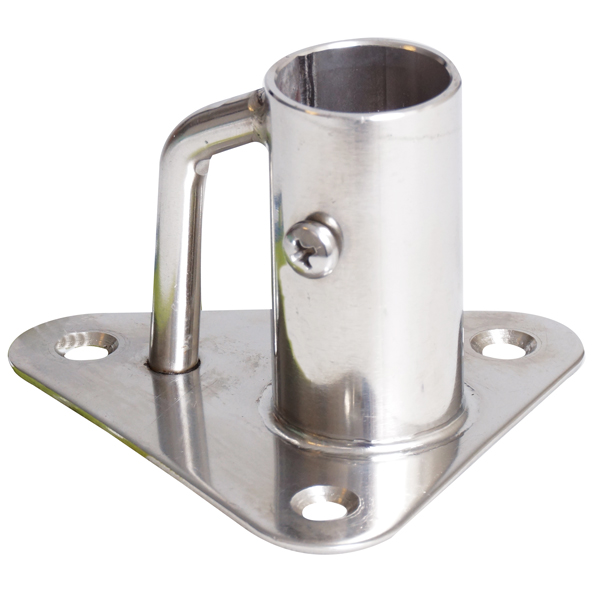 Scepter foot RF steel Ø25mm tube 84°