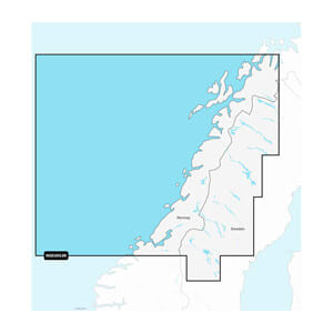 Norge, Trondheim til Tromsø – søkort
