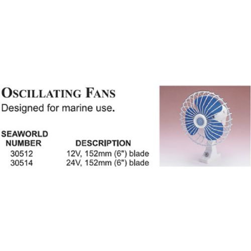 Seaworld Lüfter 24V 152 mm