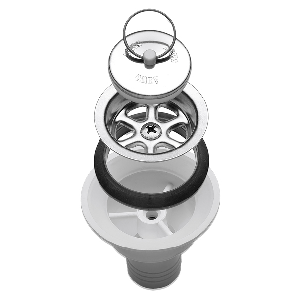 Dometic water trap with straight drain, Ø20mm