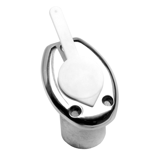 Flagpole holder AISI 316 with click-on countersunk Ø25mm