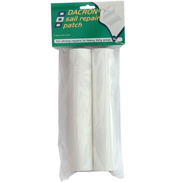Psp dacron repair patch sail tape patches 2pcs white
