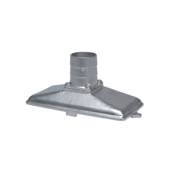Bottom strainer 150 x 170 Ø38mm vertical