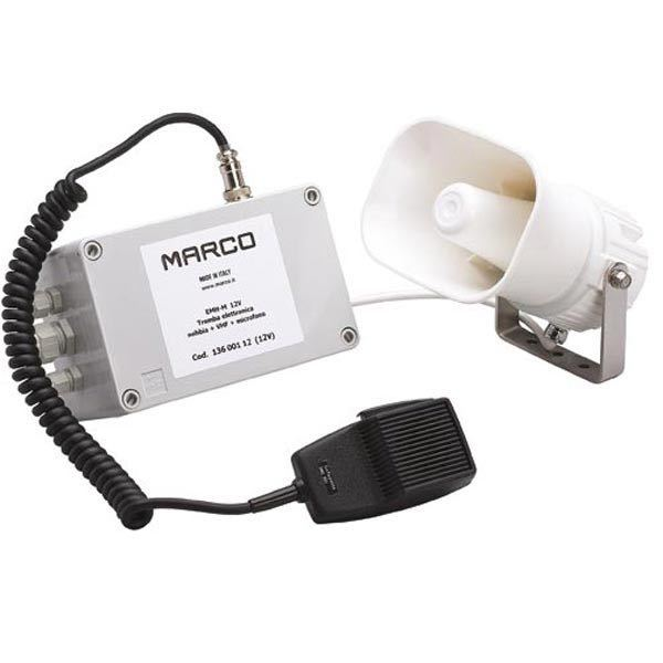 Horn electronic with microphone 12v