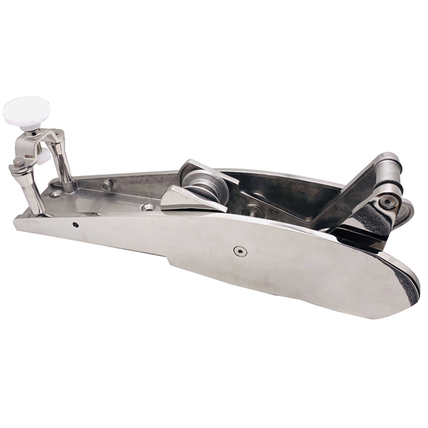 1852 Ankerrolle kippbar Guss AISI 316 Stahl L-530mm B-102mm <